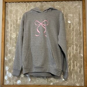 PacSun pink bow hoodie, size M